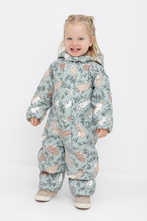 Комбинезон детский CROCKID 1G OVL 001 1_b, холодная полынь, зайчики в траве, 74