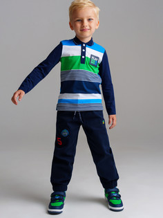 Поло детское PlayToday 32412029, разноцветный, 122