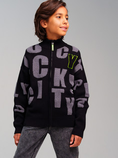 Кардиган детский PlayToday 32411256, черный, 128