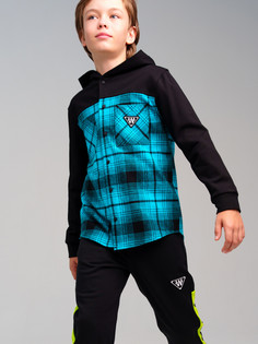 Рубашка детская PlayToday 32411339, разноцветный, 128