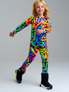 Термобелье детское комплект PlayToday 32422252, разноцветный, 110