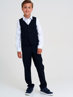 Костюм классический PlayToday 22417097, тёмно-синий, 134