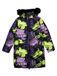 Пальто детское PlayToday 32421166, разноцветный, 164