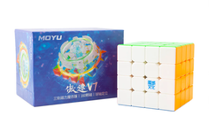 Кубик Рубика магнитный MoYu Aosu 4x4x4 v7 Triple-track UV Coated