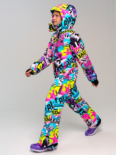 Комбинезон детский PlayToday 32421009, разноцветный, 158