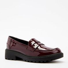 Туфли GEOX J Casey Girl, бордовый, 36