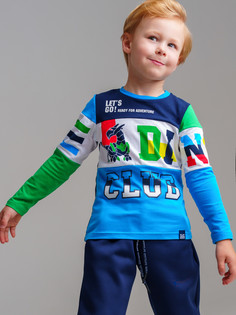 Лонгслив детский PlayToday 32412022, разноцветный, 98