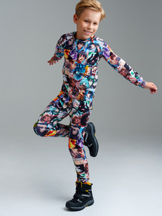 Термобелье детское комплект PlayToday 32411143, разноцветный, 152