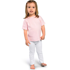 Футболка детская loombee C-FP, розовый, 92