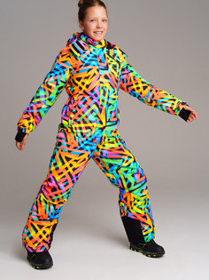 Комбинезон детский PlayToday 32421010, разноцветный, 134