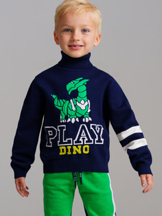 Свитер детский PlayToday 32412037, тёмно-синий, 104