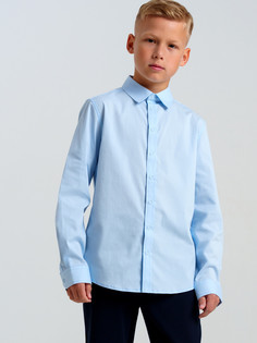 Рубашка детская PlayToday 22417101, голубой, 152