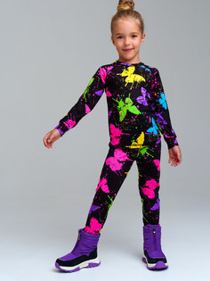 Термобелье детское комплект PlayToday 32422251, черный, 122