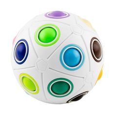 Развивающая игрушка 3D пятнашки орбо MoYu Rainbow 20 Holes Ball