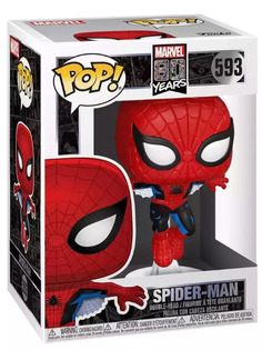 Фигурка POP! Человек-паук первое появление Spider-Man №593 (11 см) Funko