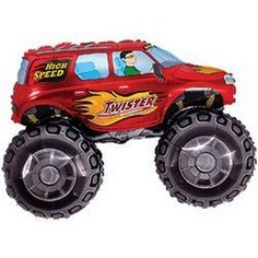 Фольгированная фигура с гелием Flexmetal Бигфут Красный 97 см