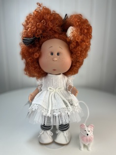 Кукла Nines DOnil Mia, рыжая, с питомцем, 30 см, арт 3403