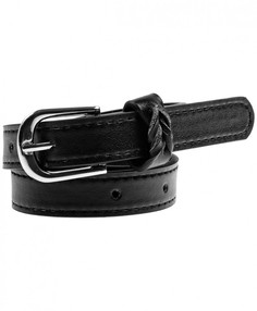 Ремень для девочек Button Blue, цв. черный