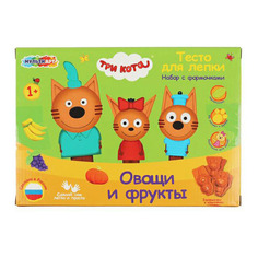 Набор для лепки Мульти Арт Три кота 599 г 6 цветов Multi Art