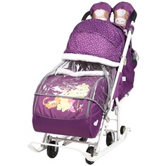 Санки-коляска Disney baby 2 Винни баклажановый DB2 - 1 Ника