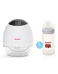 Электрический молокоотсос двухфазный Ramili SE500 с бутылочкой 240ML