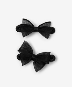 Набор заколок с декором чёрные для девочки Gulliver, One size, 224GPGA1508