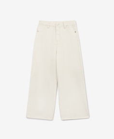 Джинсы расклёшенные белые для девочки Gulliver, 158, 22409GJC6307