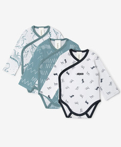 Боди с длинным рукавом комплект из 3-х штук мультицвет Gulliver, 86-52, 22444BBC1102