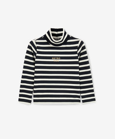 Водолазка трикотажная с налокотниками в полоску для мальчика Gulliver, 116, 22405BMC1801