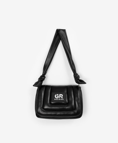 Сумка из искусственной кожи чёрная для девочки Gulliver, One size, 22409GJA2031