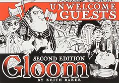 Настольная игра Gloom 2nd Edition: Unwelcome Guests No Brand
