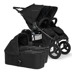 Коляска для двойни 2в1 Bumbleride Indie Twin, цвет Black