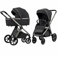 Коляска 2 в 1 Carrello Omega 6535 Absolut Black 2024