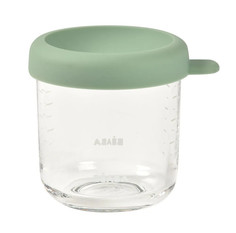 Контейнер для детского питания и молока 250 мл, portion verre sage green (зеленый) Beaba