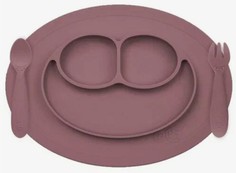 Тарелка mini mat 240 мл mauve/сливовый Ezpz
