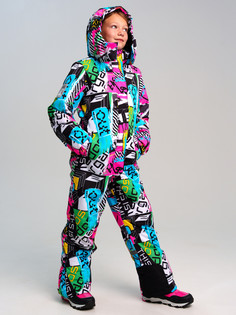 Комбинезон детский PlayToday 32421063, разноцветный, 164