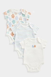 Боди детское Mothercare MC-CB252, мультиколор, 68, 3 шт