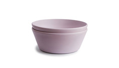 Миски круглые 2 шт soft lilac Mushie