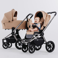 Коляска детская 2в1 RANT FLEX PRO RA074 Beige 2023 РАНТ