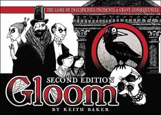 Настольная игра Gloom 2nd Edition No Brand