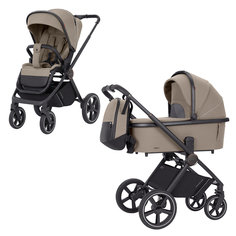Коляска 2в1 Carrello Ultimo, цвет Pearl Beige / Black Frame