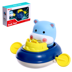 Игрушка для ванны «Лодочка с животными», в ассортименте No Brand