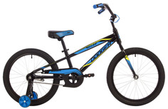 Novatrack Детский велосипед Novatrack Dodger 20" (2024), чёрный