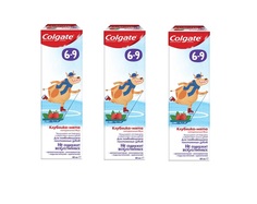 Зубная паста Детская Colgate 6-9 лет, вкус Клубники и Мяты,60 мл, 3 шт