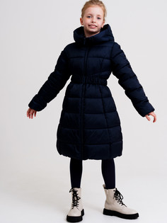 Пальто детское PlayToday 22427064, тёмно-синий, 134