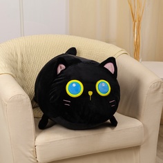 Мягкая игрушка Кот, 70 см, чёрный No Brand