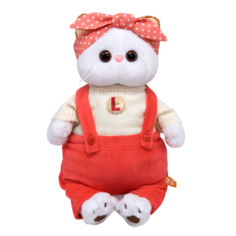Мягкая игрушка BUDI BASA Кошечка Ли-Ли в трикотажном костюме, 24 см