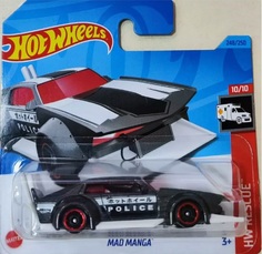Машинка базовой коллекции Hot Wheels MAD MANGA черная 5785/HKJ25