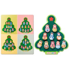 Коврик-пазл Smile Decor Матрёшки румяные щёчки