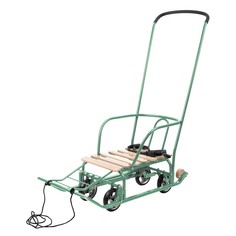 Санки Nika Kids Тимка 5 универсал, цвет оливковый